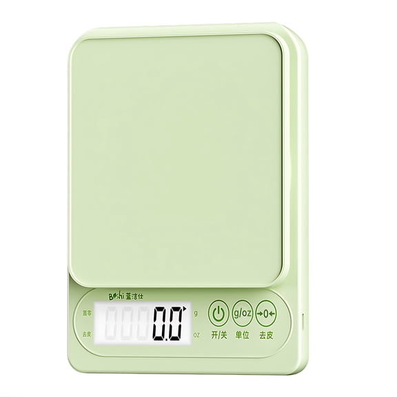 HAHUT Digital Food Kitchen Scale, LCD Display Grams and Ounces for Weight Loss, Baking, Cooking & Meal Prep (Green)