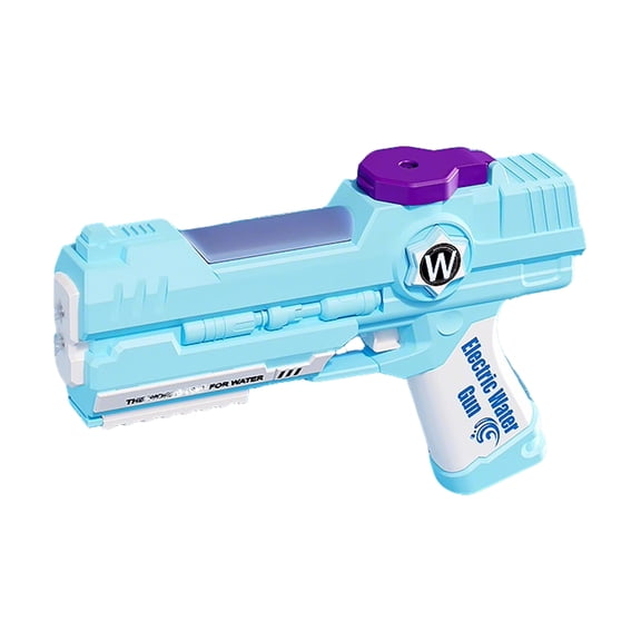 HAHUT Electric Water Gun, High Capacity Automatic Squirt Guns Toy for Summer Outdoor Beach Swimming Pool Party (Blue)