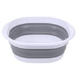 thumbnail image 1 of HAHUT Multipurpose Collapsible Wash Basin, Small Portable Foldable Dish Tub, Space Saving for Dishing, Fruit, Camping, RV, Laundry (Gray), 1 of 7