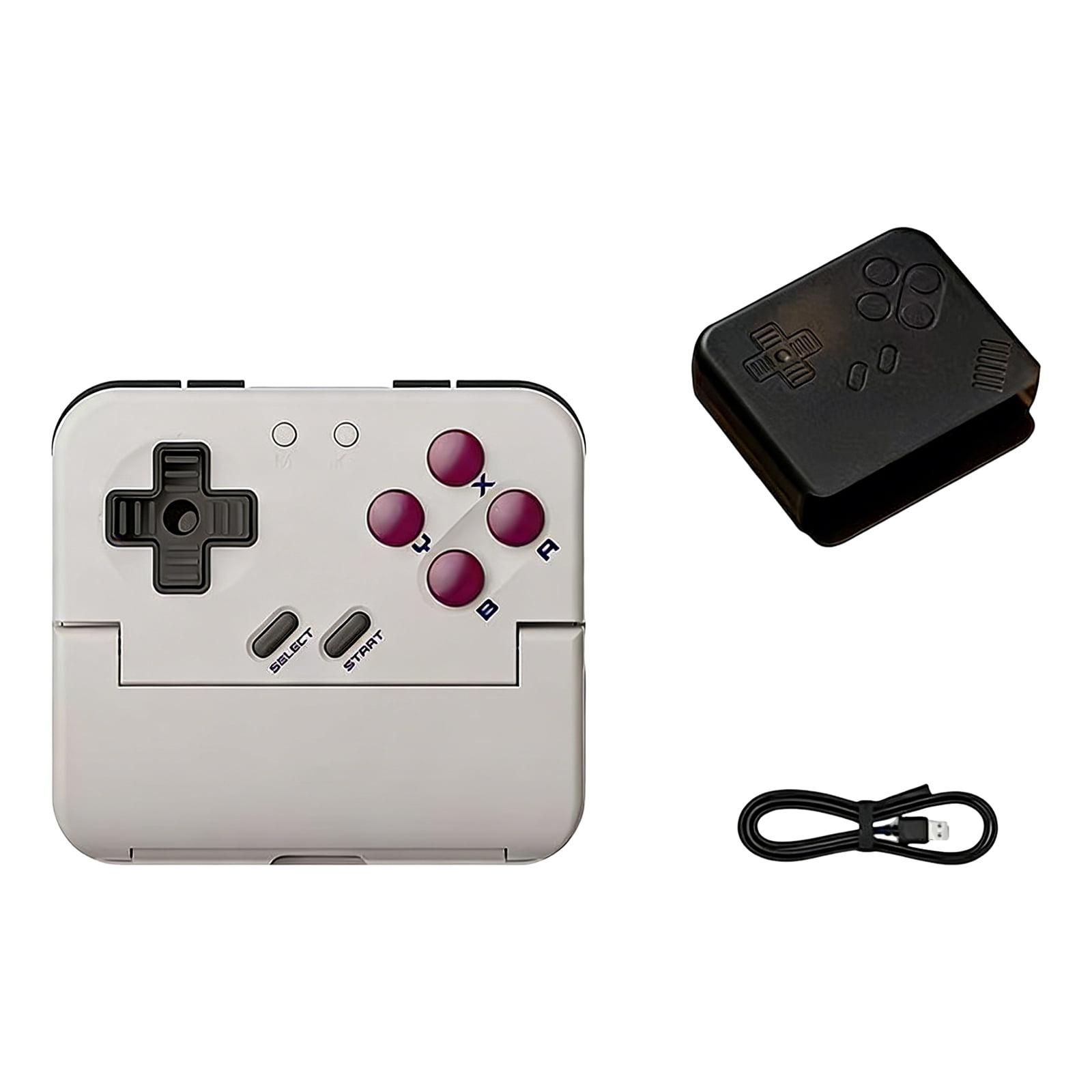 HAHUT Retro Mini Taco Wireless BT Controller, Handheld Console Vertical ...