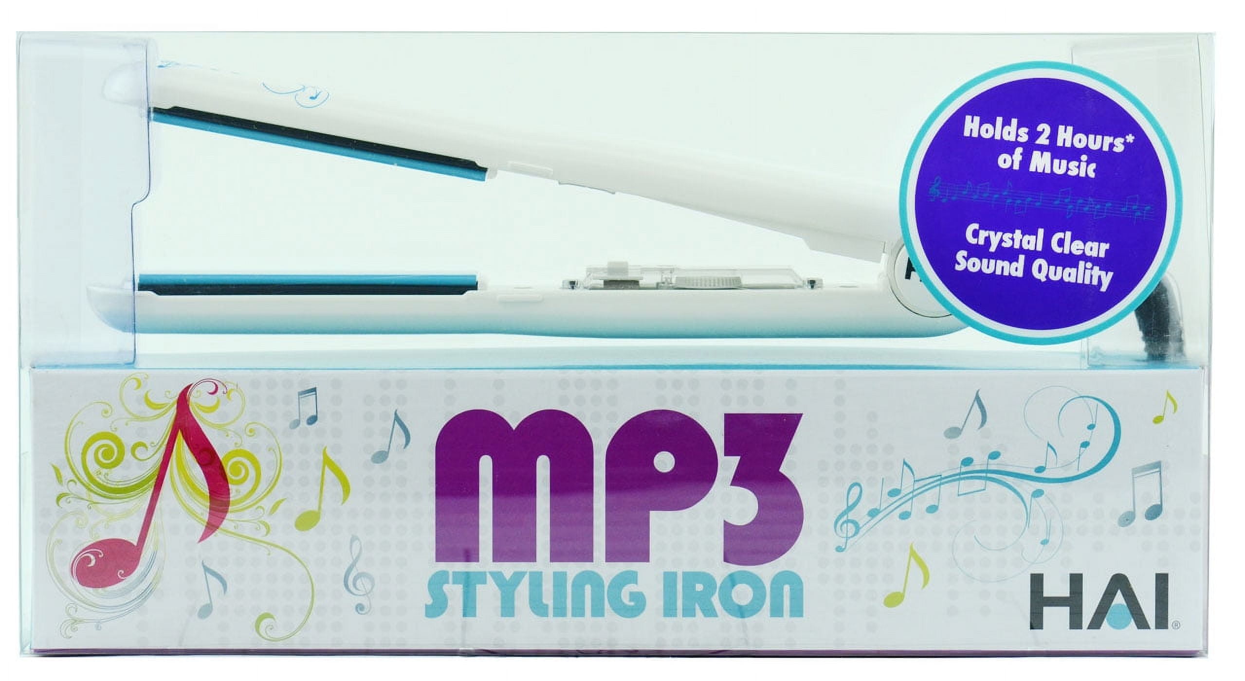 HAI BY LEVITON HAI Hot Tune MP3 Styling Iron (Size : 1-inch plates)