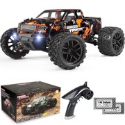 HAIBOXING 118 Scale RC Monster Truck 18859E 36km/h Speed 4X4 Off Road Remote Control Truck,Waterproof Electric Powered RC Cars All Terrain Toys Vehicle with 2 Batteries,Xmas Gifts for Kid and Adults