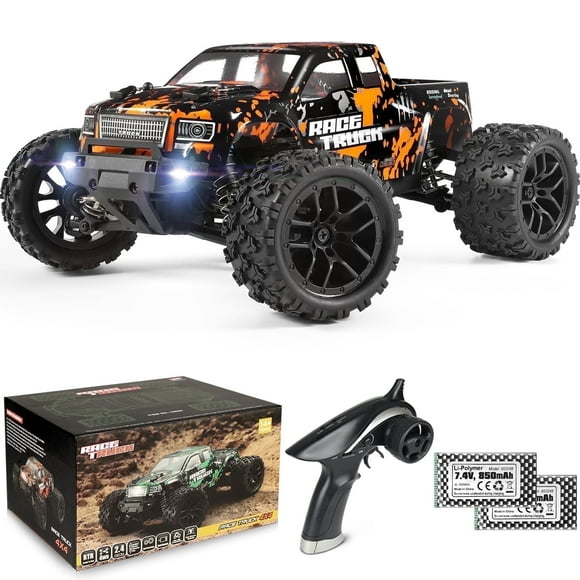 HAIBOXING 1:18 Scale RC Monster Truck 18859 36km/h Speed 4X4 Off Road Remote Control Truck,Waterproof Electric Powered RC Cars All Terrain Toys Vehicle with 2 Batteries,Xmas Gifts for Kid and Adults