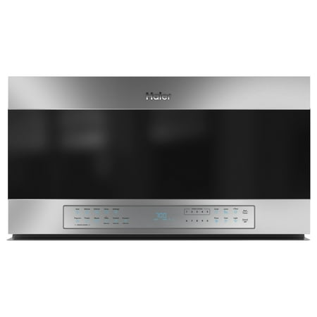 Haier - 1.6 Cu. Ft. Over-the-Range Microwave with Sensor Cooking and Built-In Wi-Fi - Stainless steel