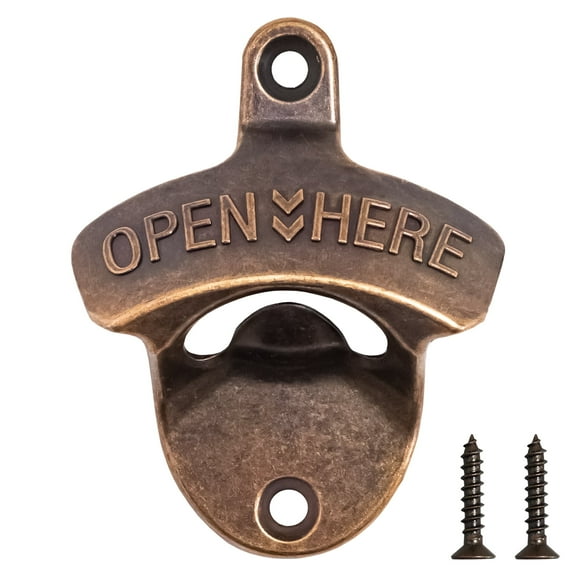 HAIICEN Wall Mounted Bottle Opener Old School Wall Hanging Beer Opener for Men Gift