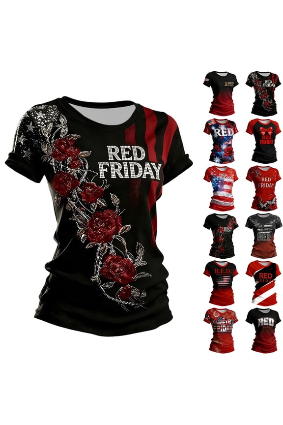 250th Anniversary USA Shirt Women remember everyone deployed shirt 250 America Shirt Short Sleeve Celebration Patriotic Flag Print 1776-2026 Tshirt (#010 Black,XXL)
