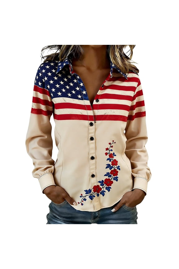 250th Anniversary USA Shirt Women remember everyone deployed shirt 250 America Shirt Short Sleeve Celebration Patriotic Flag Print 1776-2026 Tshirt (#039 Beige,L)