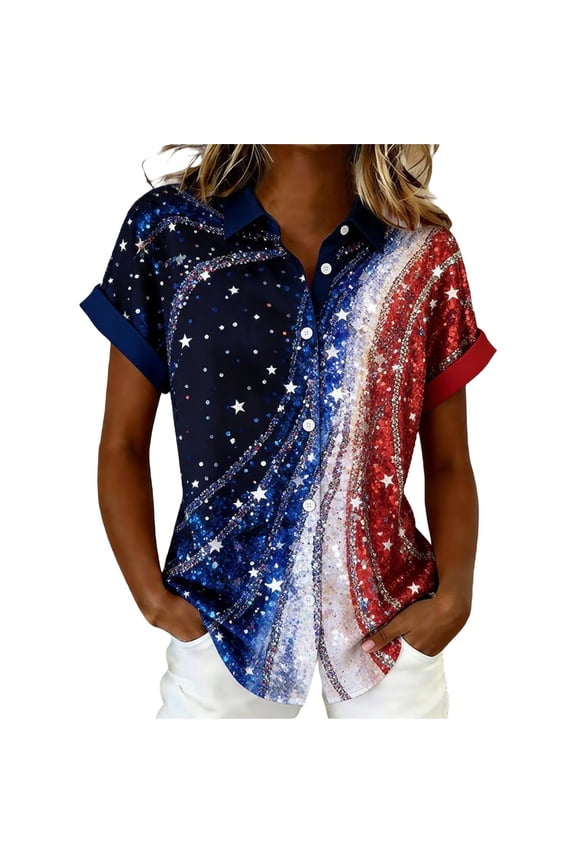 250th Anniversary USA Shirt Women remember everyone deployed shirt 250 America Shirt Short Sleeve Celebration Patriotic Flag Print 1776-2026 Tshirt (#070 Red,XL)