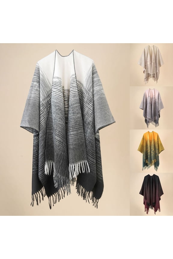 Shawl Wraps for Women,women's wraps & pashminas,Cozy Lightweight Knitted Poncho Cape with Pockets, Warm for Fall Winter Travel,Pink,One Size