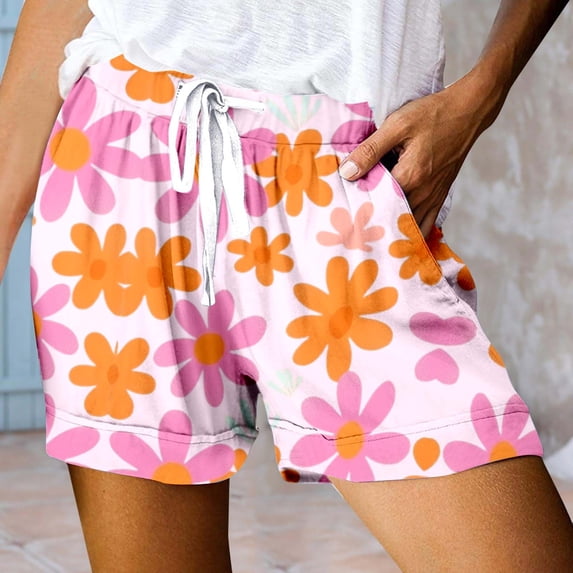 HAIJIE Swim Board Shorts Adjustable Ruched Side Bikini Shorts 2026 Hiking Cargo Swim Shorts Outdoor for Sister Women Summer Pull on Short