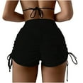 thumbnail image 1 of HAIJIE Swim Board Shorts Adjustable Ruched Side Bikini Shorts Sport Shorts Women for Women High Waist Loose Fitting Liner Upf50+, 1 of 8