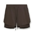 thumbnail image 1 of HAIJIE Swim Shorts Women Comfy Elastic Waist Shorts Short Pants Beach Shorts for Girlfriend High Waisted Beach Swimwear Bottoms Bathing Trunks with Liner, 1 of 3