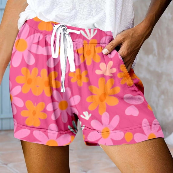 HAIJIE Women Swim Shorts Adjustable Ruched Side Bikini Shorts Womens Shorts Athletic for Sister Women Summer 2026 Beach Vacation Clothes Spring Short