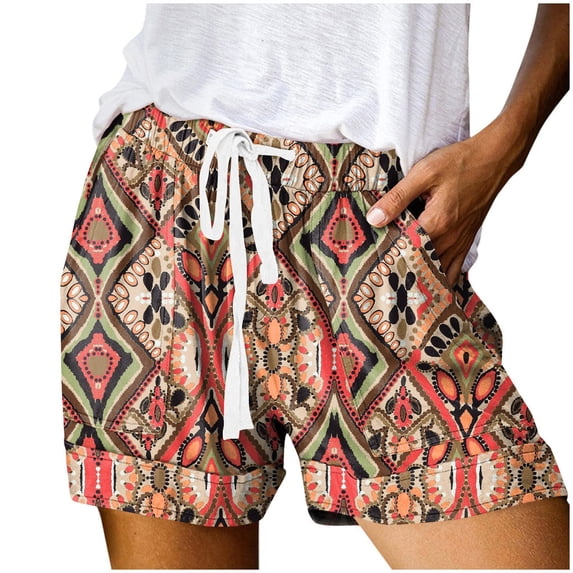 HAIJIE Women Swim Shorts Comfy Shorts Sweatshorts Womens Cargo Shorts for Women Wife Elastic Waist Embroidered Ruffle Shorts