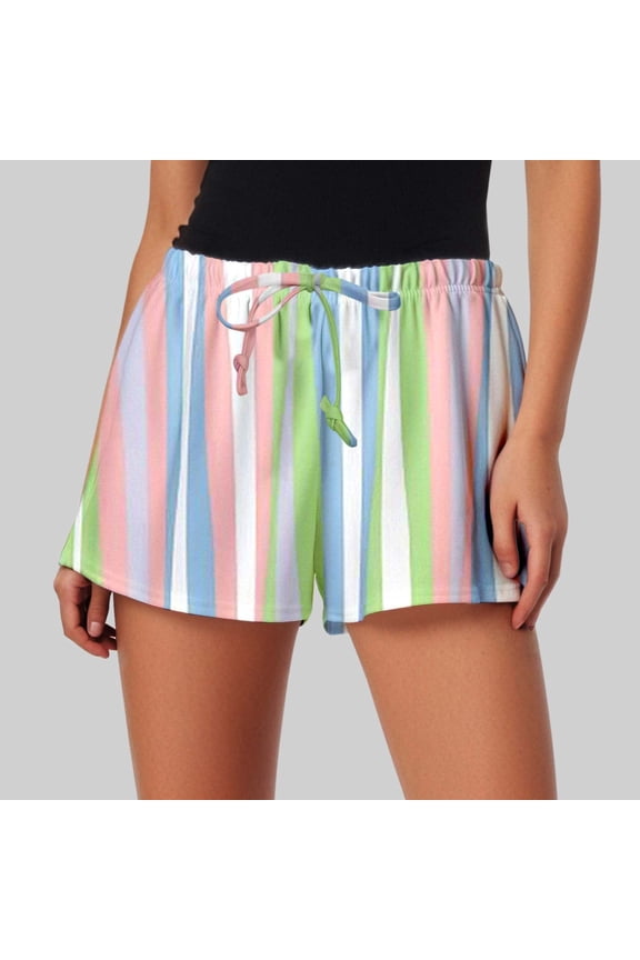 Women Swim Shorts Comfy Shorts Sweatshorts Womens Cargo Shorts for Women Wife Pleated Beach Vacation Clothes Short