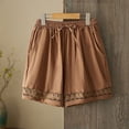 thumbnail image 1 of HAIJIE Women Swim Shorts Comfy Shorts Women's Shorts for Women Summer Pull on Short, 1 of 3