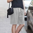thumbnail image 1 of HAIJIE Women Swim Shorts Elastic High Waist Tailored Shorts Cute Shorts Casual Shorts Going Out Shorts for Women High Waist Loose Fitting Liner Upf50+, 1 of 4