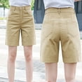 thumbnail image 1 of HAIJIE Women's Swim Shorts Comfy Drawstring Casual Elastic Waist Sport Shorts Women for Women Wife Pleated Beach Vacation Clothes Short, 1 of 8