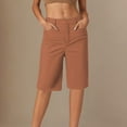 thumbnail image 1 of HAIJIE Women's Swim Shorts Elastic High Waist Tailored Shorts 2026 Hiking Cargo Swim Shorts Outdoor for Girlfriend Summer Pull on Short, 1 of 4