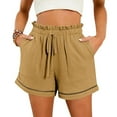 thumbnail image 1 of HAIJIE Women's Swim Shorts Summer Beach Lightweight Short Pants Short Pants Beach Shorts for Sister Women Pleated Beach Vacation Clothes Short, 1 of 9
