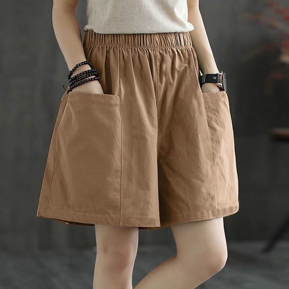 HAIJIE Women's Swim Shorts Summer Beach Lightweight Short Pants Sweatshorts Womens Cargo Shorts for Women Wife Upf 50+ Swimsuit Bottoms with Liner