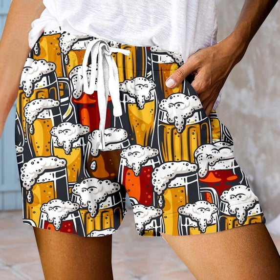 HAIJIE Womens Summer Shorts Casual Shorts Drawstring Cute Shorts Casual Shorts Going Out Shorts for Sister Women Summer 2026 Beach Vacation Clothes Spring Short