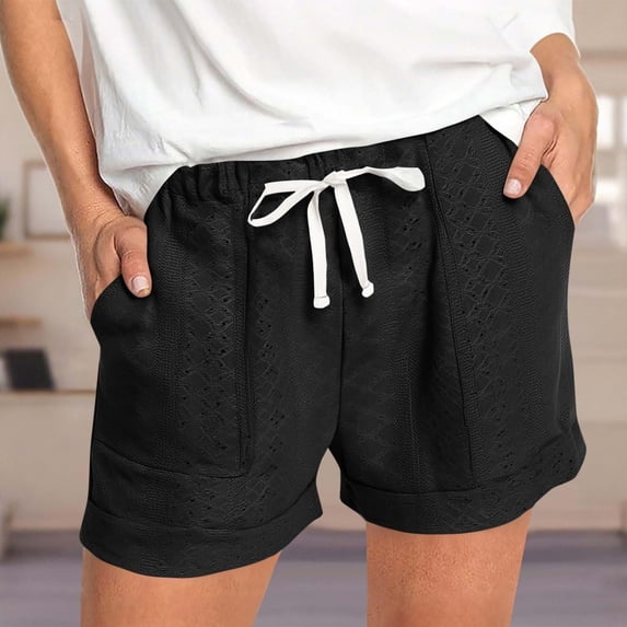 HAIJIE Womens Summer Swim Shorts Relaxed Fit High Waist Casual Cute Shorts Casual Shorts Going Out Shorts for Girlfriend Women Summer Daily Wear