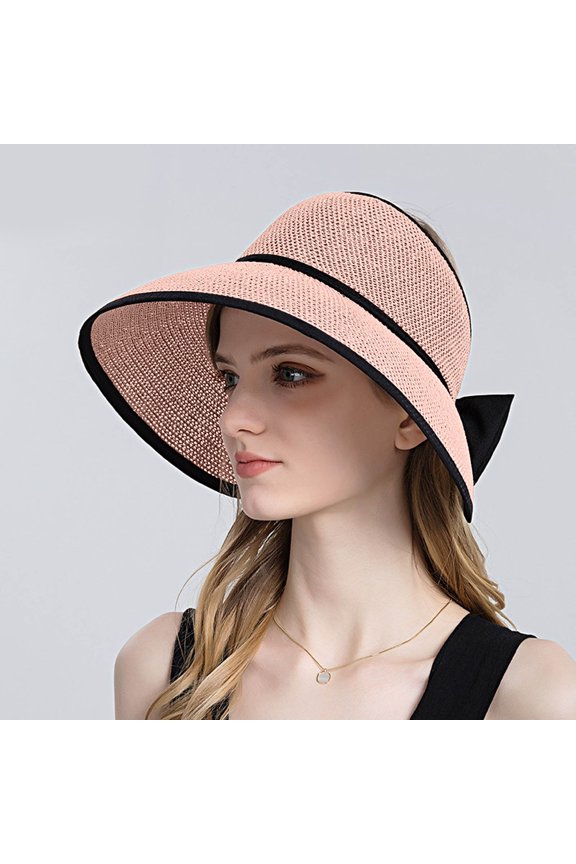 cute hats Womens Sunshade Hat Korean Edition Women Open Top Big Sunscreen Sun Hat No Top Hat Beach Sunhat Sombrero Sol Tennis Hats Men Landscapers Hat Beach Hat Male Tr Hat Hat Glasses Bowler