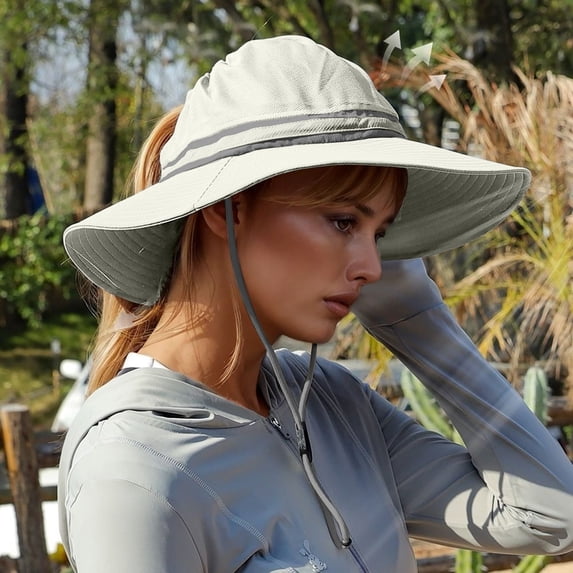 HAIJIE party hats for adults Summer Wide Brim Fisherman Hat For Men And Women Visor Bun Sombrero Sol Sunhat for Women Beach Hat Ponytail Hole Visor Beach Hat for Women Grill Beach Hats Women Mens Fis