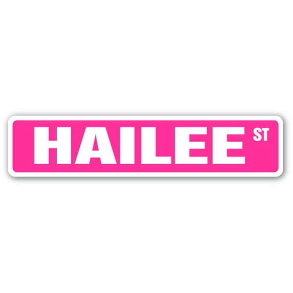 HAILEE Street Sign Childrens Name Room Sign | Indoor/Outdoor | 36" Wide