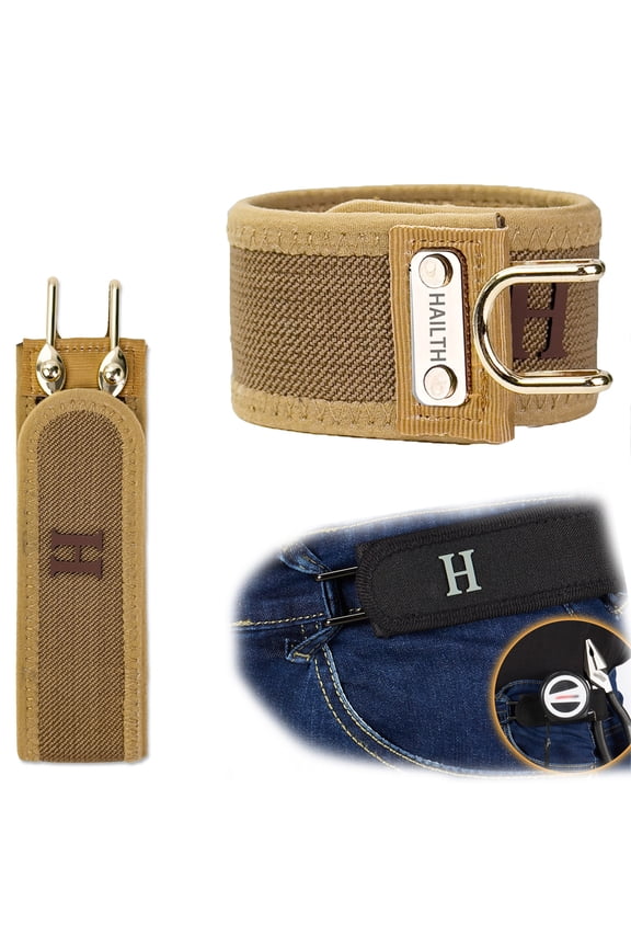 Metal Hook Elastic Belt (Unisex) – Patented No - Buckle Invisible Design | Soft Adjustable Side | Grade Elastic Support
