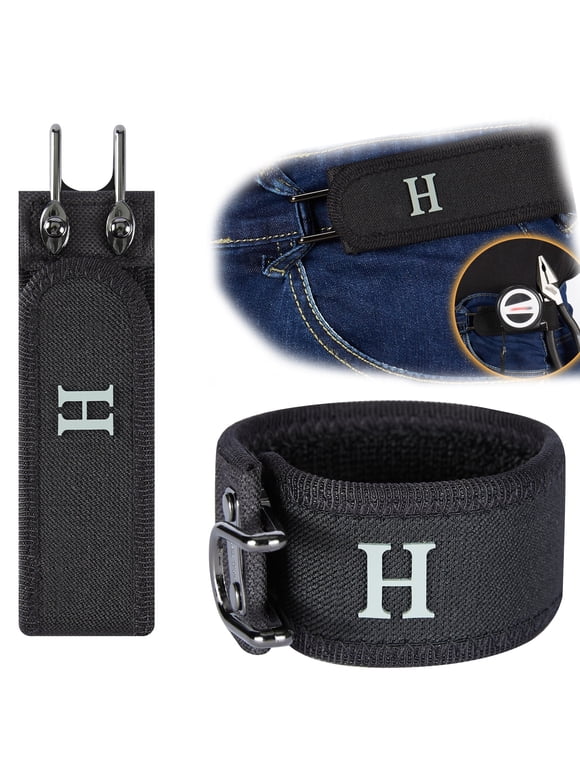 Metal Hook Elastic Belt (Unisex) – Patented No - Buckle Invisible Design | Soft Adjustable Side | Grade Elastic Support(M)