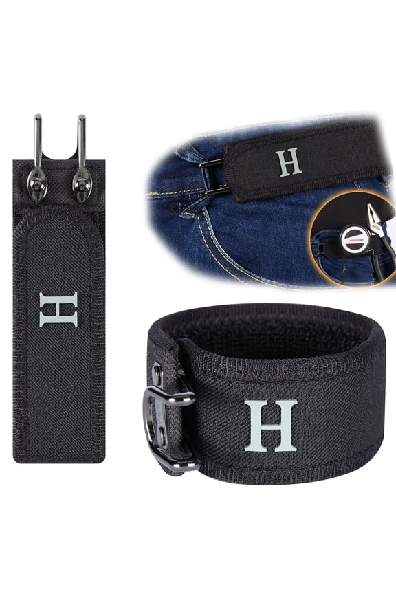 Metal Hook Elastic Belt (Unisex) – Patented No - Buckle Invisible Design | Soft Adjustable Side | Grade Elastic Support(M)