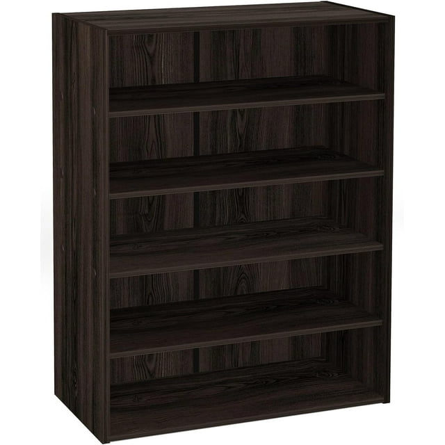 Brown Shoe Rack,Wooden Shoe Organizer Storage with Adjustable Shelfs for Entryway&Living Room