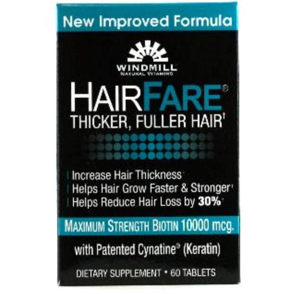 HAIR FARE Caplets 60 Caplets (Pack of 6)