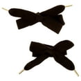 thumbnail image 1 of HAIRITAGE BY MINDY Shoelace Hair Ties for All Hair Types, Black, 2 PC, 1 of 9