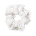 thumbnail image 1 of HAIRITAGE BY MINDY Take Me To The Beach Fringe Edge Hair Scrunchie & Ponytail Holder, White, 1 of 8