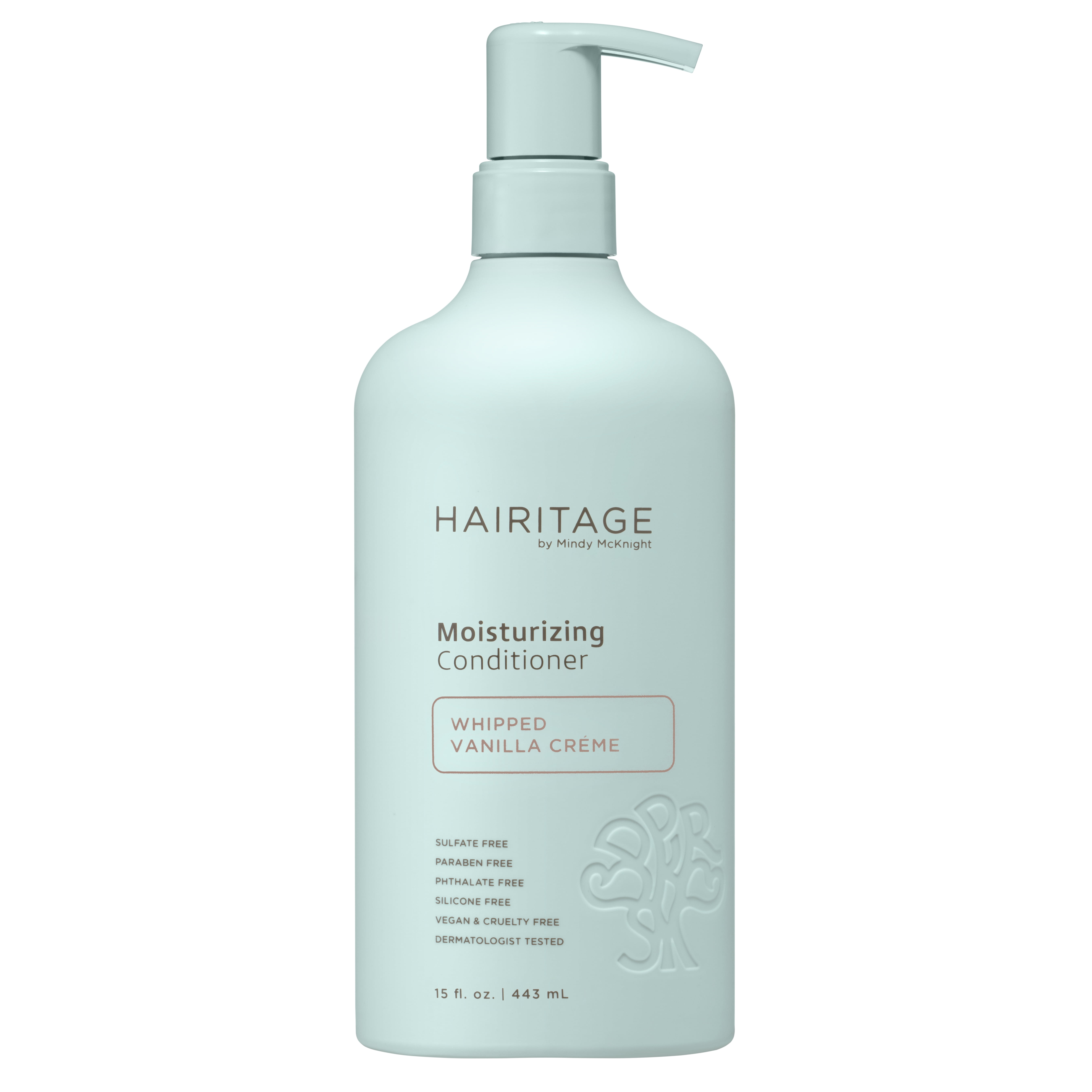 Hairitage Whipped Vanilla Crème Moisturizing Conditioner for Dry Hair, Sulfate Free, 15 fl oz