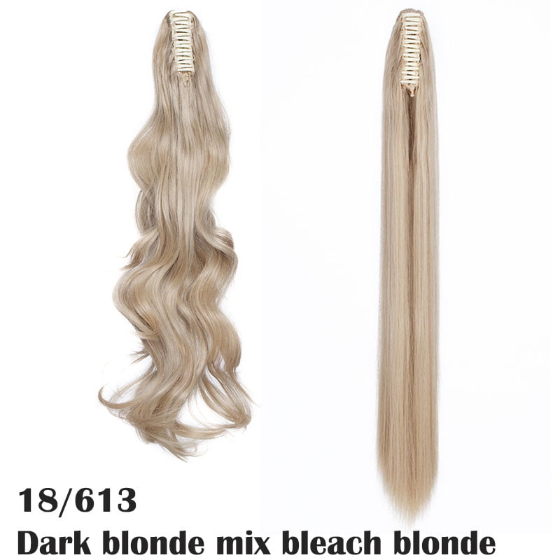 HAIRRO Claw Clip On Ponytail Hair Extension Synthetic Ponytail Extension Hair For Women Pony Tail Hairpiece Curly Style