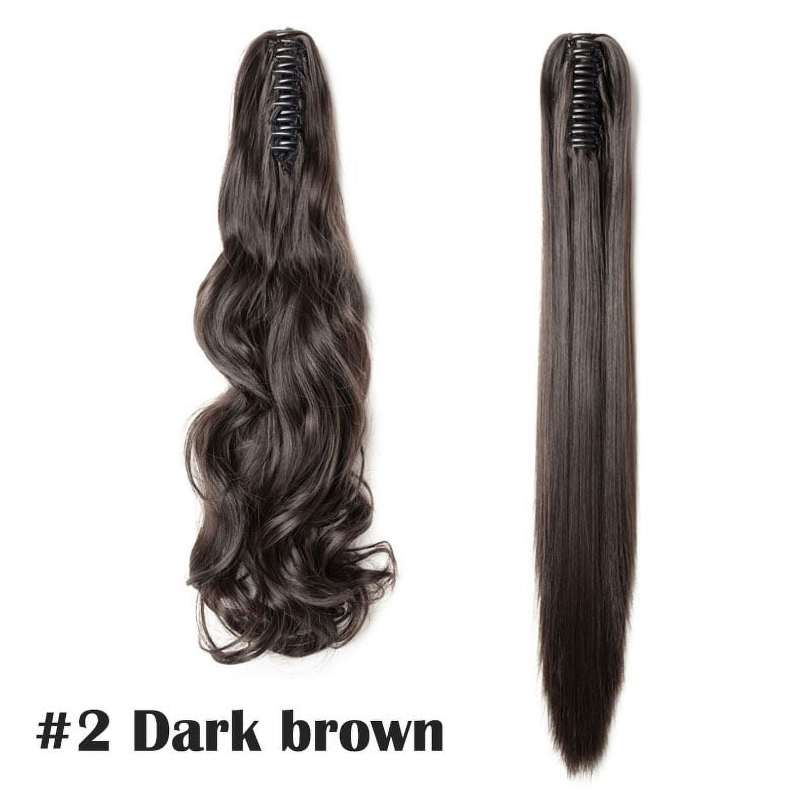 HAIRRO Claw Clip On Ponytail Hair Extension Synthetic Ponytail Extension Hair For Women Pony Tail Hairpiece Curly Style