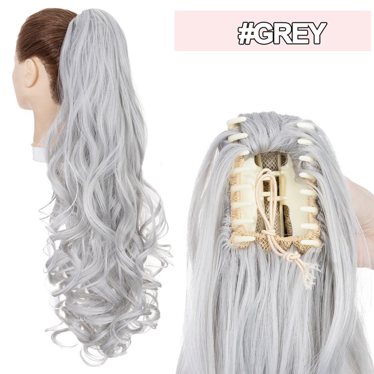 HAIRRO Claw Clip Ponytail Extension 24 display picture 2
