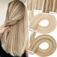 thumbnail image 1 of HAIRRO Double Needle Tape In 100% Human Hair Extensions New Color #22 Champagne Remy Human Hair Extensions Real Human Hair Soft Natural 50g/Pack 20pcs Seamless Weft, 1 of 8