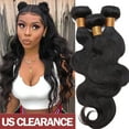 thumbnail image 1 of HAIRRO Hair One Bundle 100% Unprocessed Brazilian Virgin Human Hair Bundles Body Wave Bundles Wet Human Hair Natural Color Hair Extensions, 1 of 8