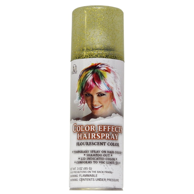 Graftobian Premium Concenterated Glitter Hair Spray - Gold 5.0 Ounces