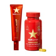 HAIRtamin Advanced Hair Growth Supplement & Gorgeous Travel Serum   30 Capsules with 15 ml Scalp Serum