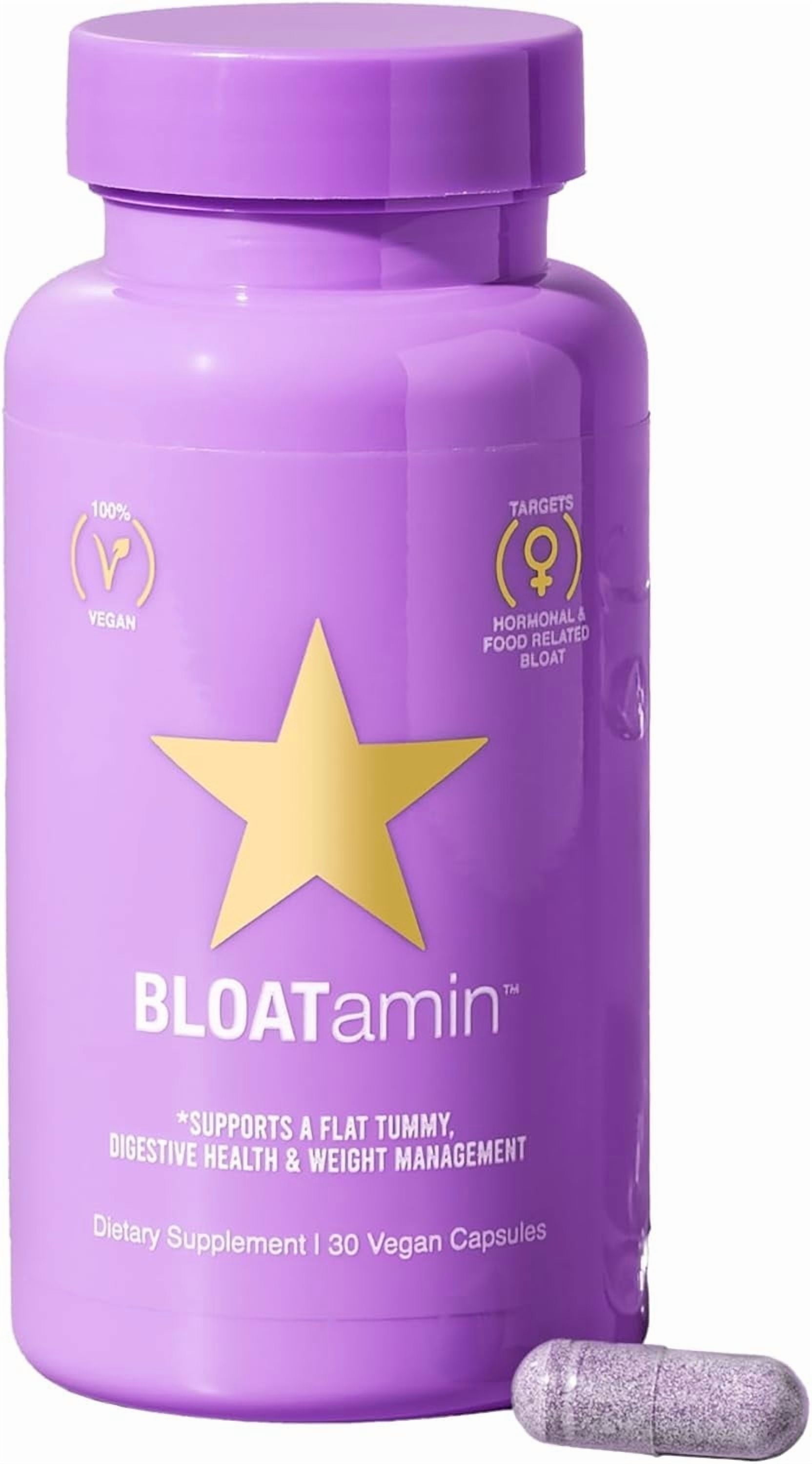 HAIRtamin BLOATamin Digestive Support for Bloating Relief and Gut Health