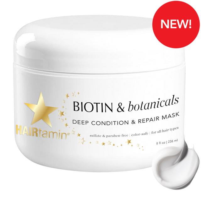 HAIRtamin Deep Conditioning and Repair Hair Mask with Biotin and
