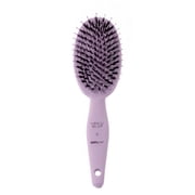 HAIRtamin Miracle Detangling Brush, One Size, Lilac   Gentle Hair Detangler for Adults and Kids