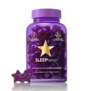 HAIRtamin® SLEEPtamin | Natural Sleep Aid Gummies for Restful Sleep | 60 Vegan Gummies
