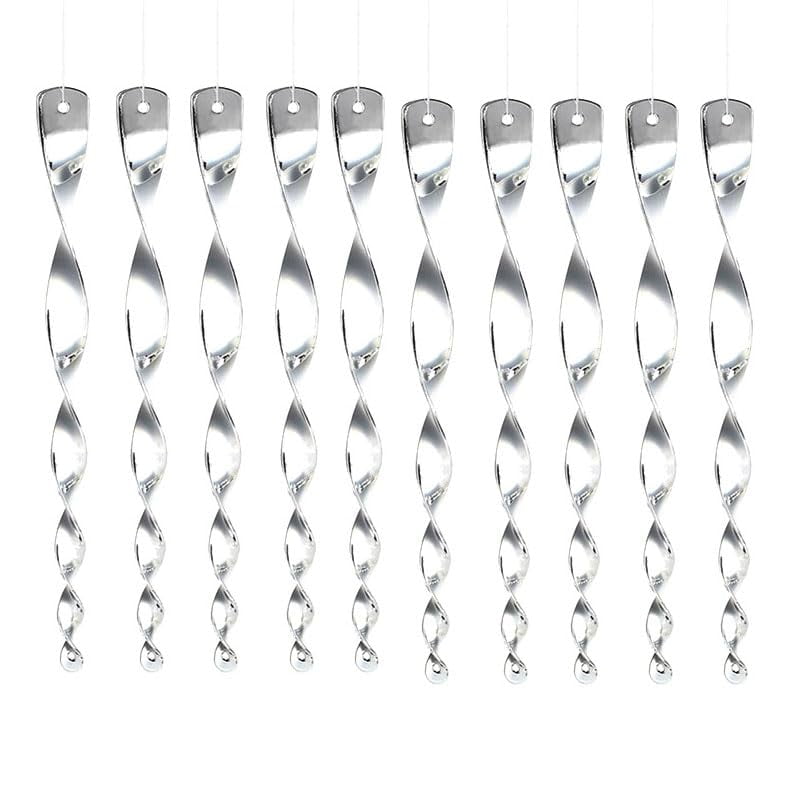 HAISENGO Bird Deterrent Scarer Rods Reflective Bird Repellent Device